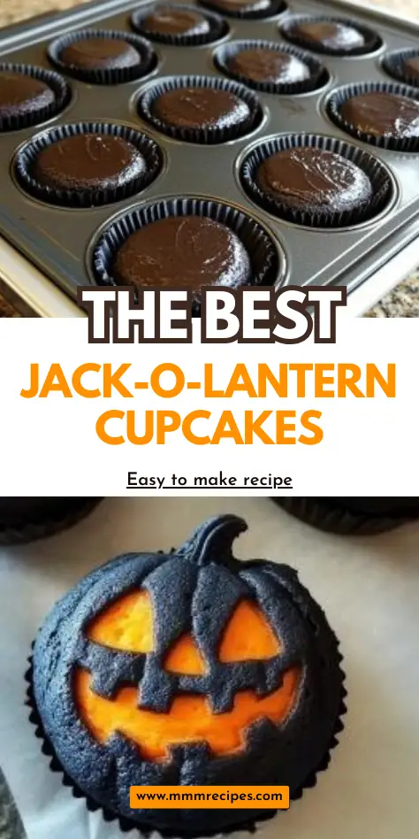 Jack-o-Lantern Cupcakes