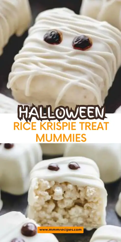 Rice Krispie Treat Mummies 