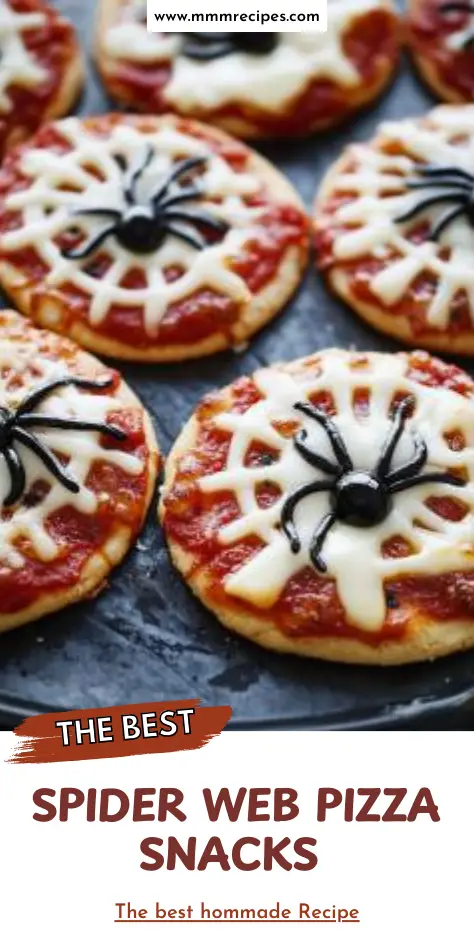 Spider Web Pizza Snacks Recipe