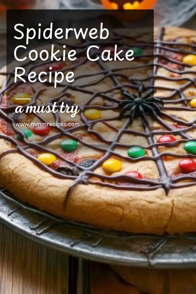 Spiderweb Cookie Cake Recipe: A Spooktacular Halloween Treat!