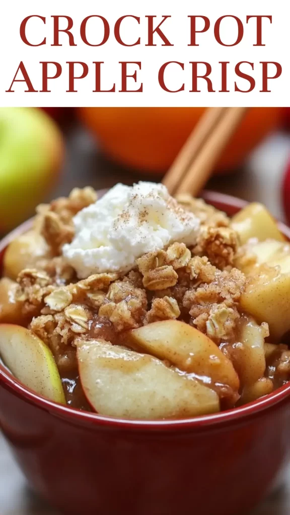 Crock Pot Apple Crisp