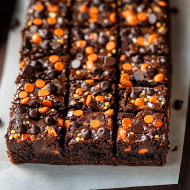 Easy Halloween Pumpkin Brownies: A Spooky and Sweet Treat! 🎃🍫