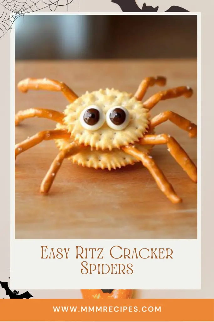 Easy Ritz Cracker Spiders