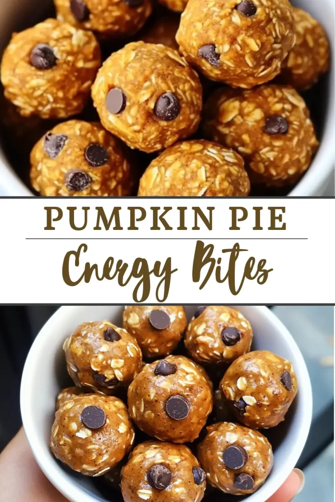 Pumpkin Pie Energy Bites