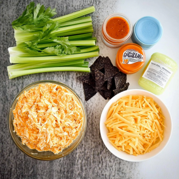 Halloween Buffalo Chicken Dip