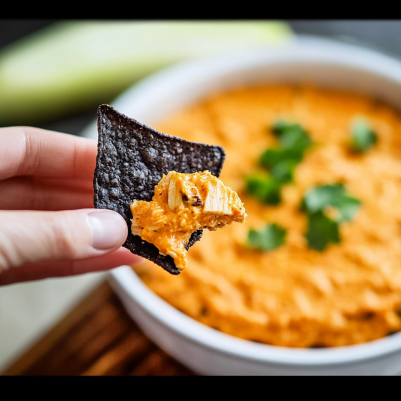 Halloween Buffalo Chicken Dip