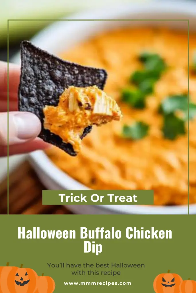 Halloween Buffalo Chicken Dip