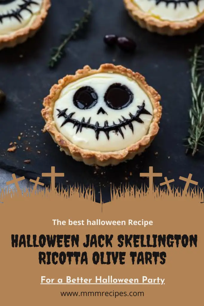 Halloween Jack Skellington Tarts ! Perfect Spooky Treat for Halloween Parties!