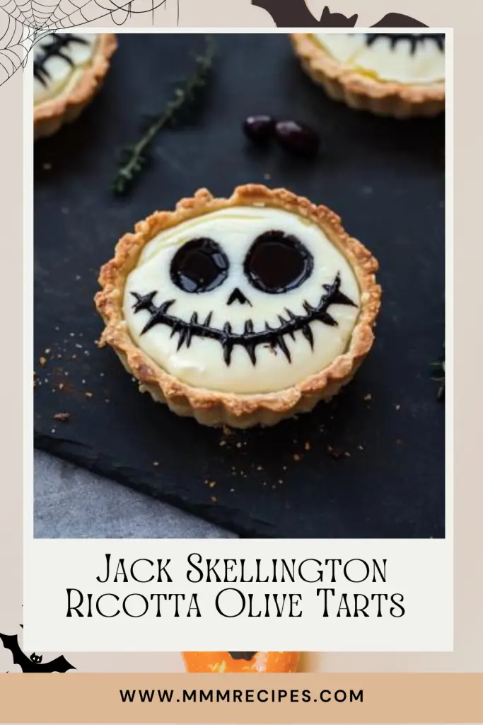 Halloween Jack Skellington Tarts ! Perfect Spooky Treat for Halloween Parties!