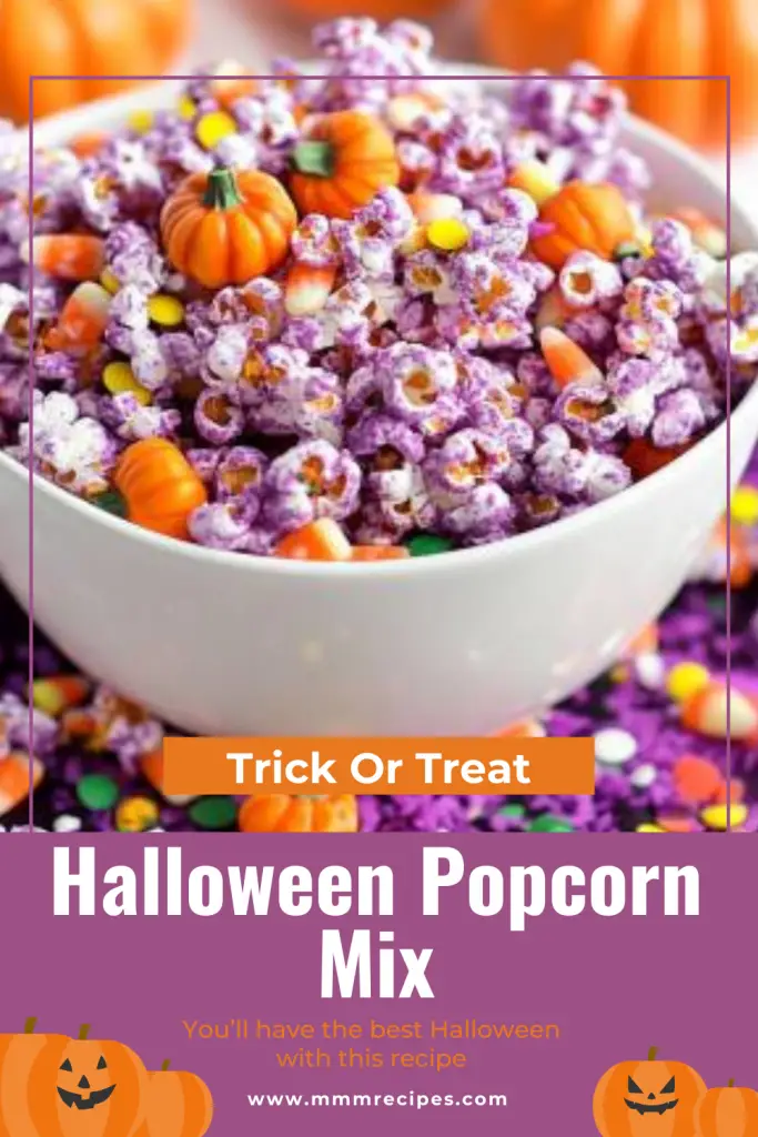 Halloween Popcorn Mix