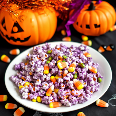 
Halloween Popcorn Mix