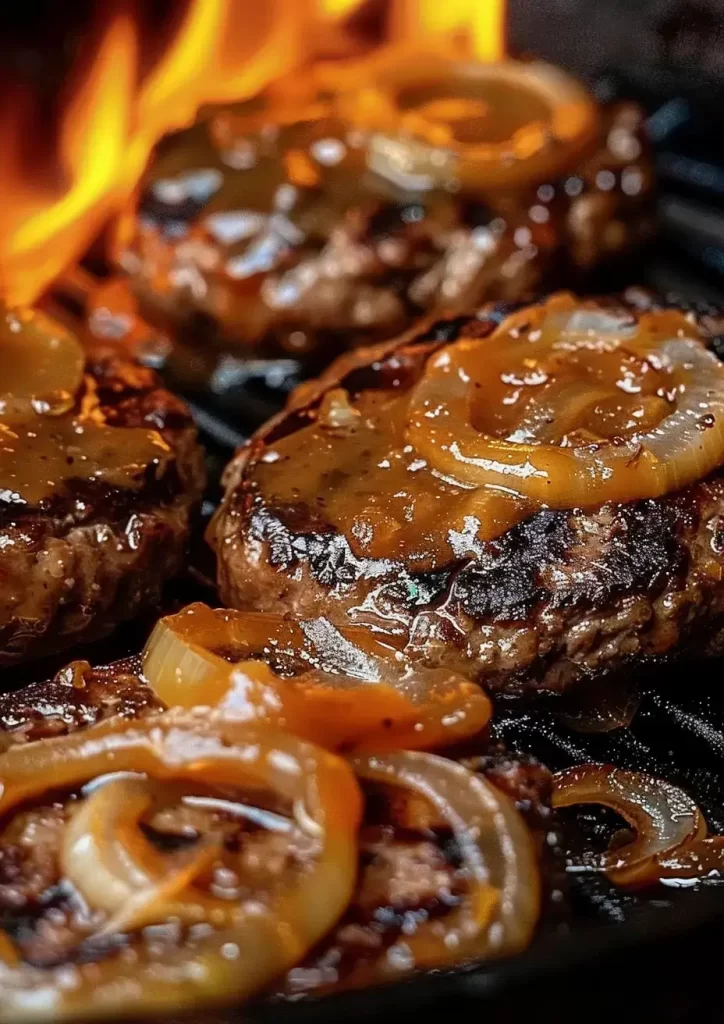 Hamburger Steaks with Onion Gravy