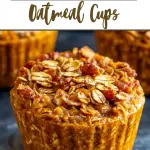 Pumpkin Baked Oatmeal Cups