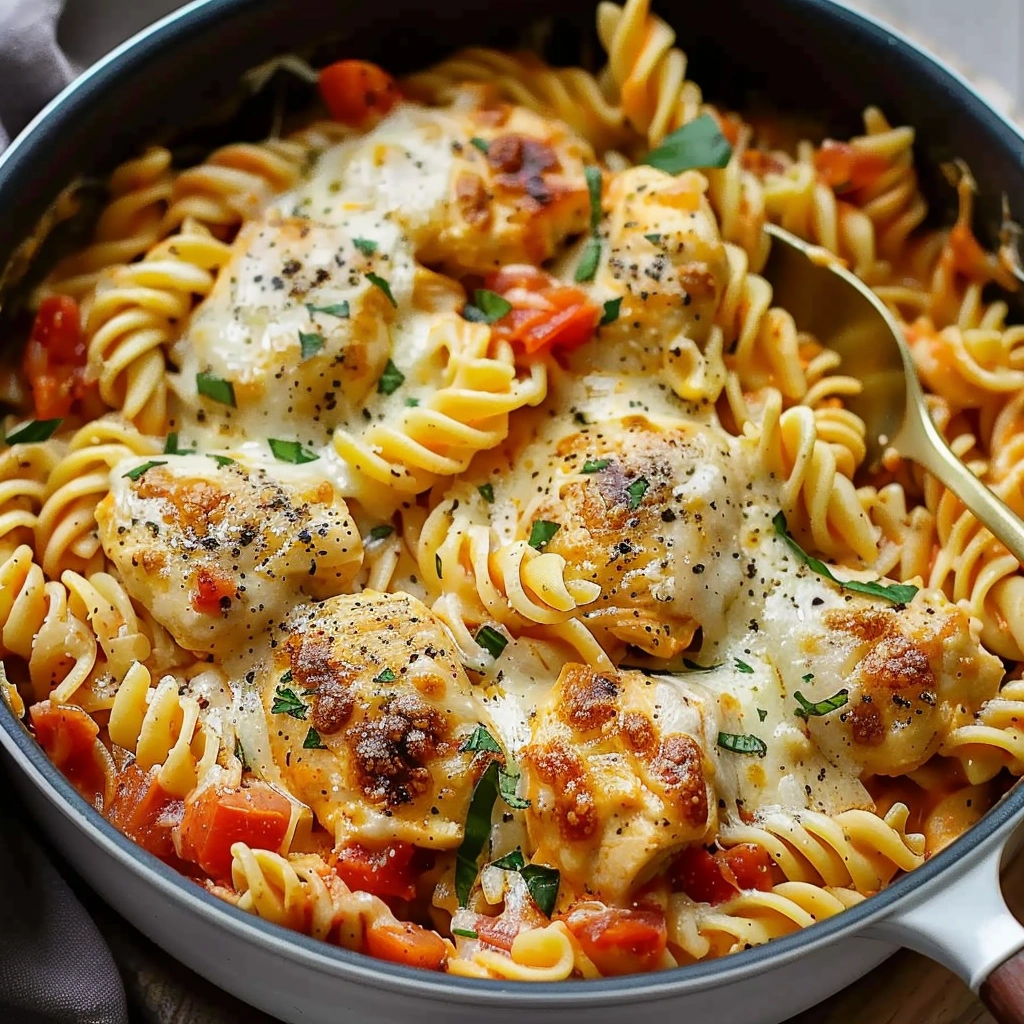 One-Pot-Chicken-Parmesan-Pasta