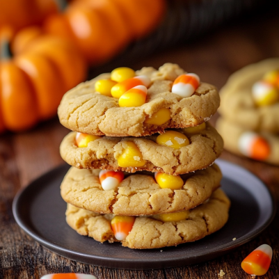 Peanut Butter Candy Corn Cookies: The Perfect Fall Treat