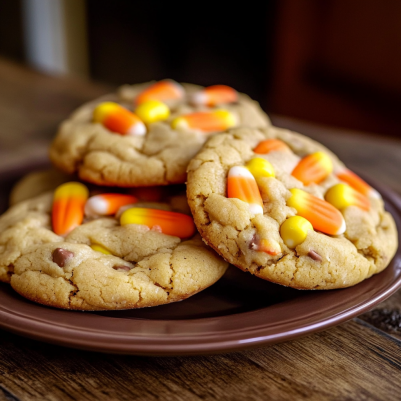 Peanut Butter Candy Corn Cookies: The Perfect Fall Treat