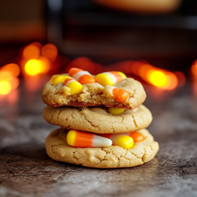 Peanut Butter Candy Corn Cookies: The Perfect Fall Treat