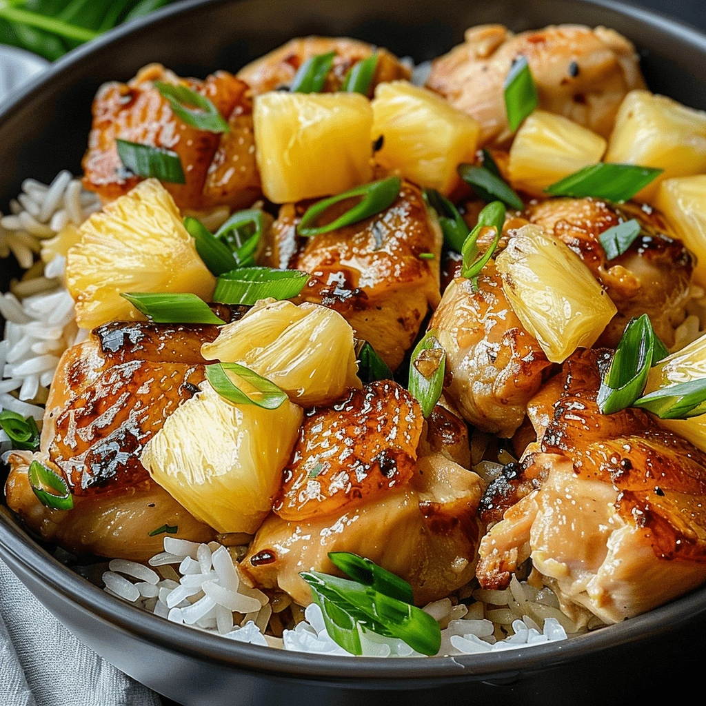 Pineapple Chicken and Rice