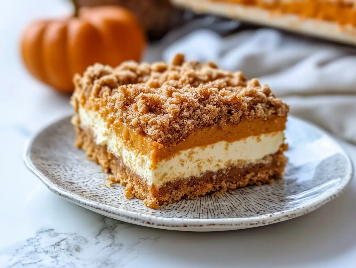 Pumpkin Cream Cheese Crumb Cake