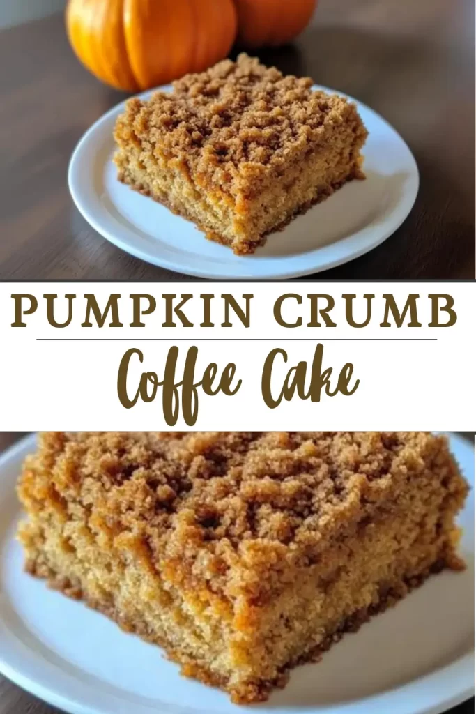 Pumpkin Crumb Coffee Cake