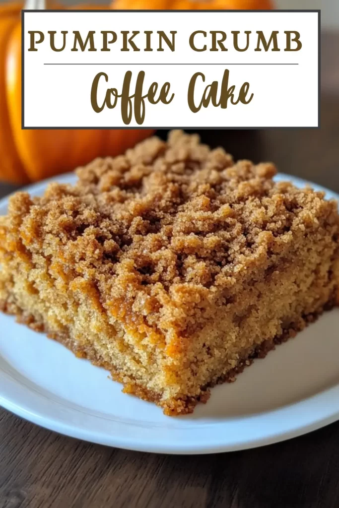 Pumpkin Crumb Coffee Cake