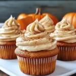 Pumpkin Cupcakes with Brown Butter Cream Cheese Frosting