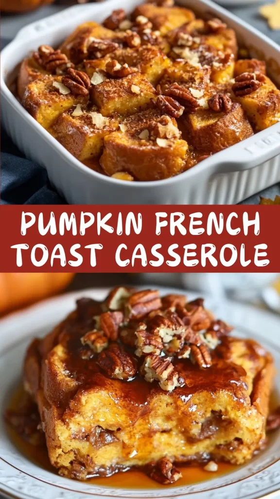 Pumpkin French Toast Casserole