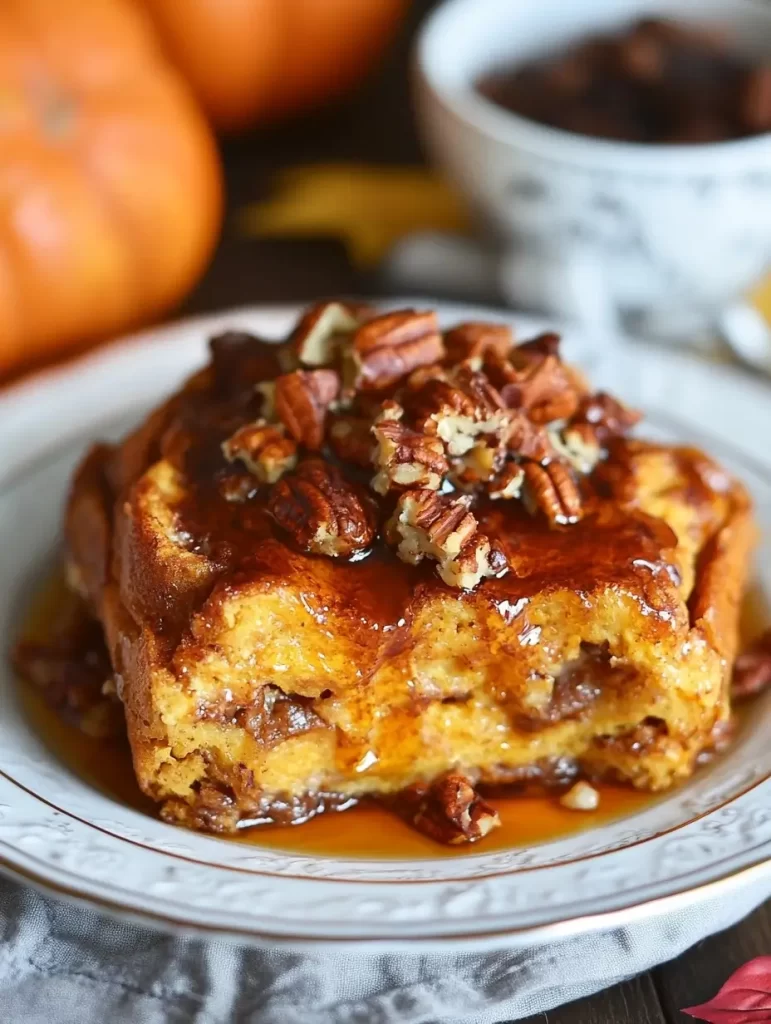 Pumpkin French Toast Casserole