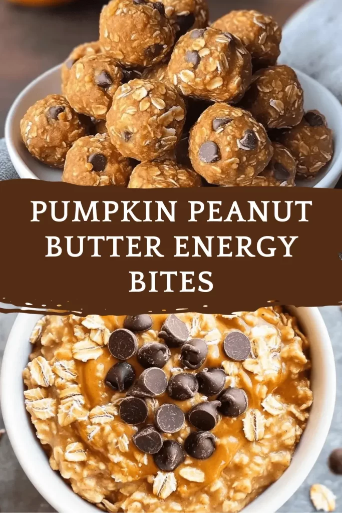 Pumpkin Peanut Butter Energy Bites