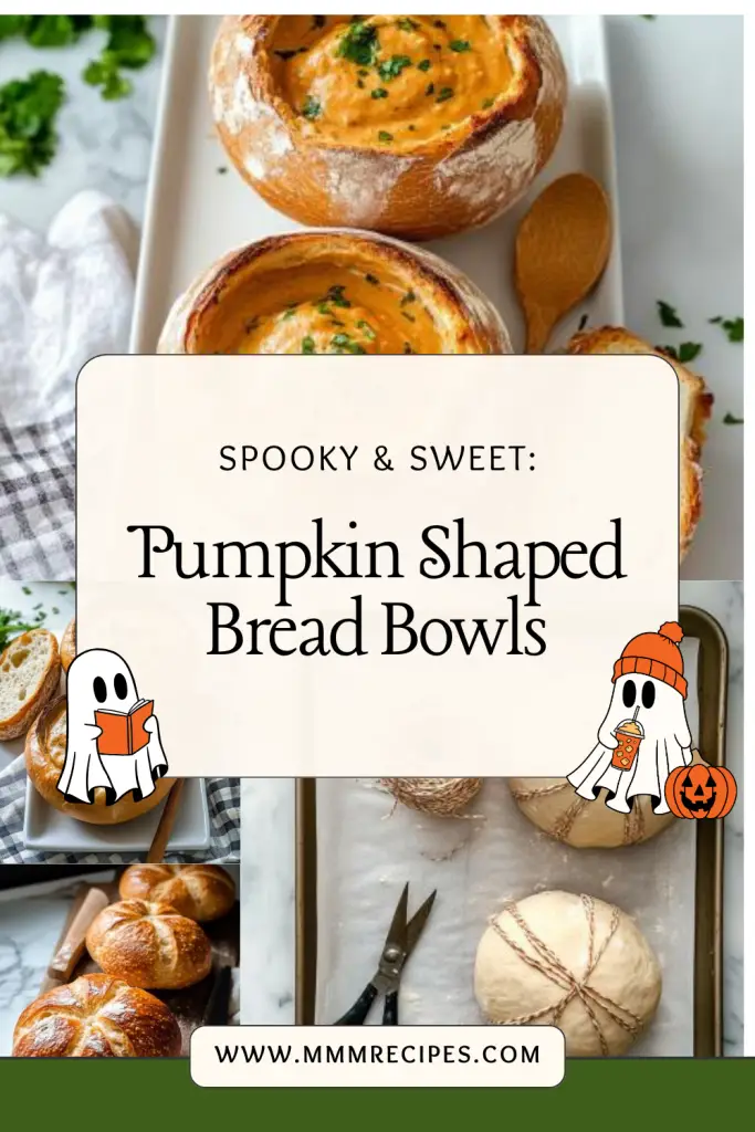 Pumpkin Shaped Bread Bowls Recipe