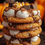 Pumpkin S’mores Cookies