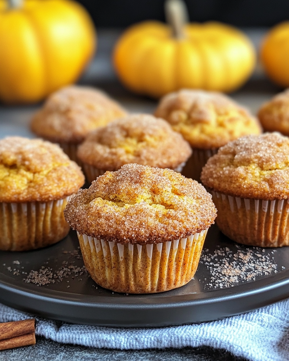 Pumpkin Snickerdoodle Muffins