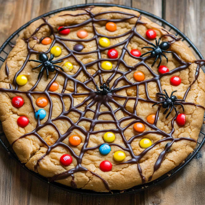 Spiderweb Cookie Cake Recipe: A Spooktacular Halloween Treat!