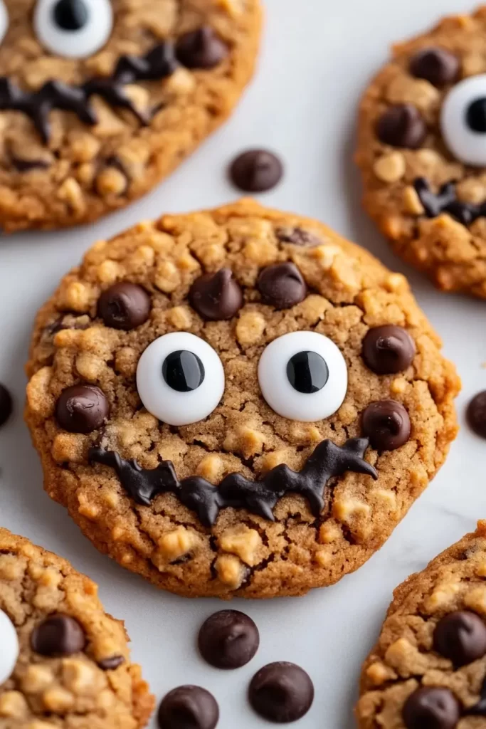 Spooky Chocolate Chip Cookies for Halloween