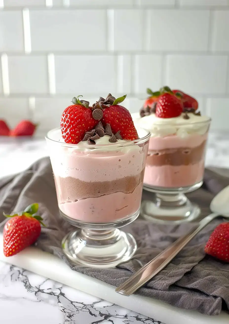 Strawberry Chocolate Mousse