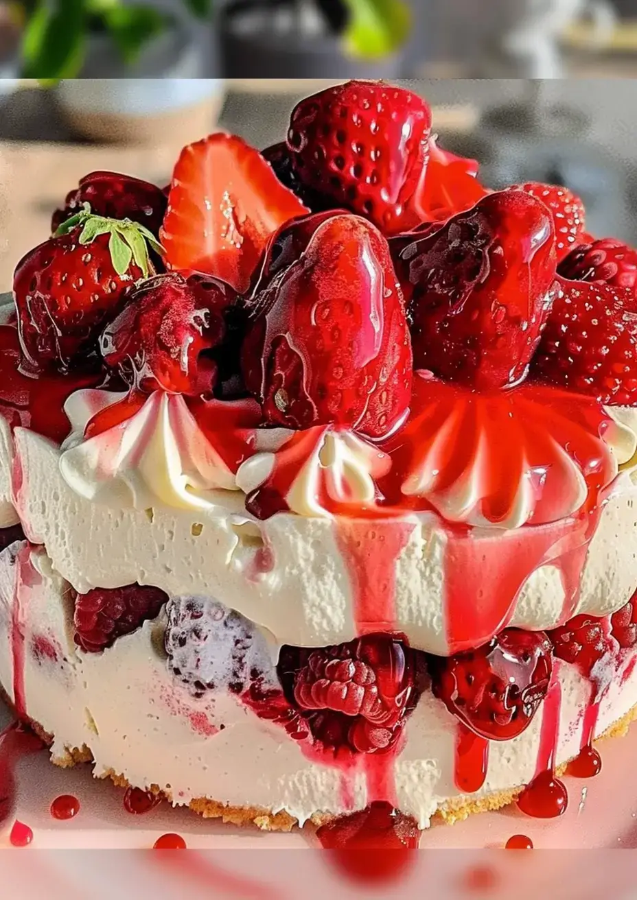 Strawberry Heaven on Earth Cake

