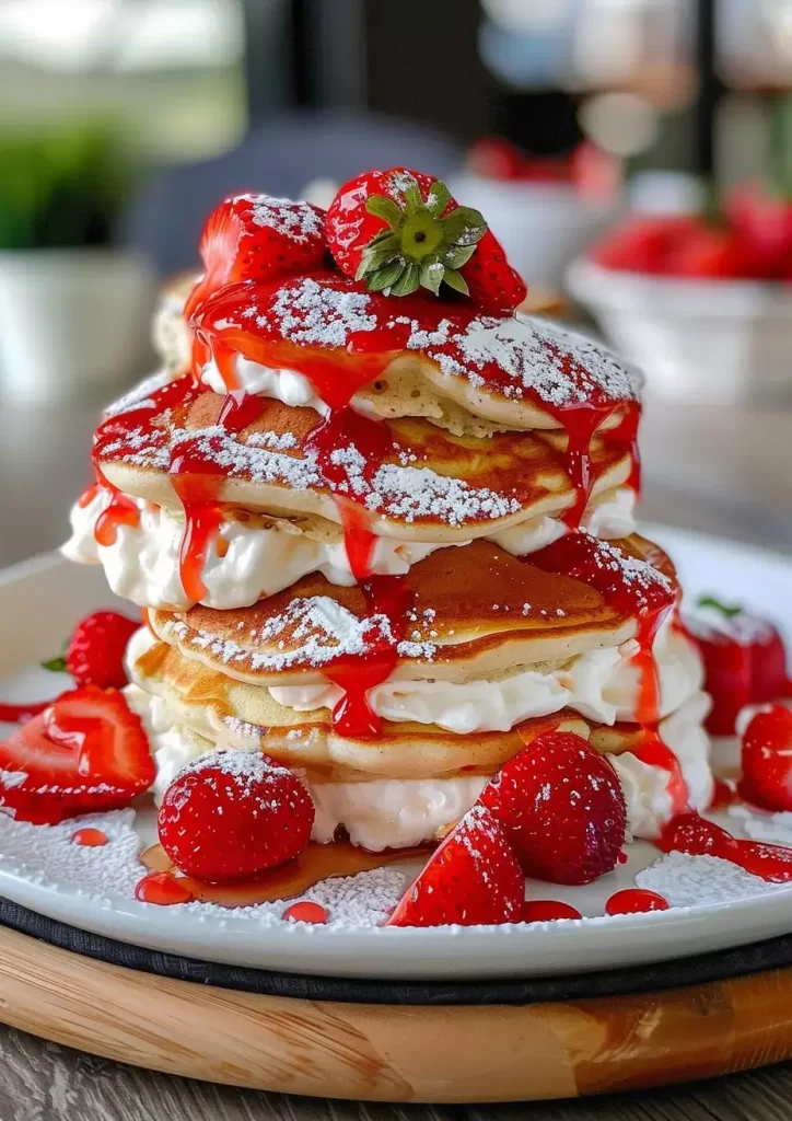 Strawberry Shortcake Pancakes