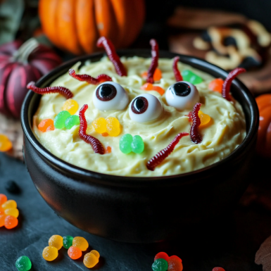 Witches Brew Cream Cheese Halloween Dip