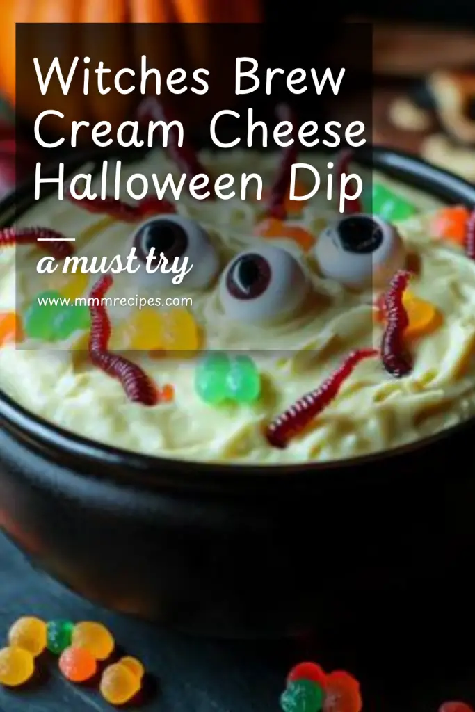 Witches Brew Cream Cheese Halloween Dip