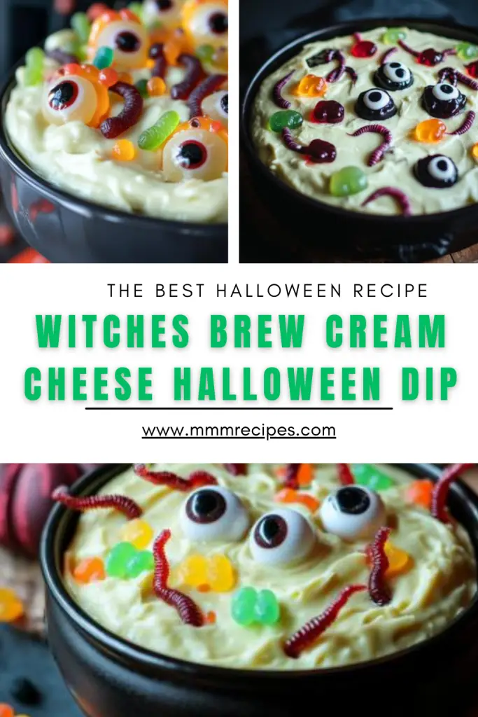 Witches Brew Cream Cheese Halloween Dip