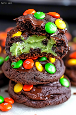 Slime-Filled Halloween Cookies