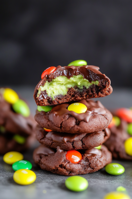 Slime-Filled Halloween Cookies