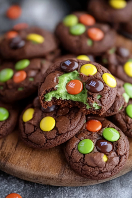 Slime-Filled Halloween Cookies