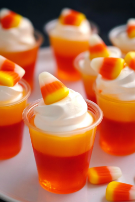 Candy Corn Jello – Easy, No-Bake Halloween Dessert!