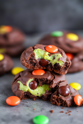 Slime-Filled Halloween Cookies