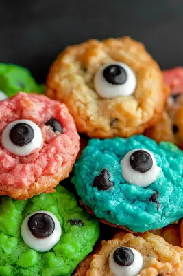 Slime-Filled Halloween Cookies