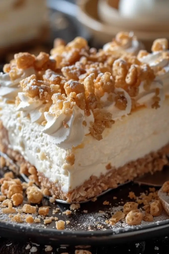 Rice Krispie Cheesecake 