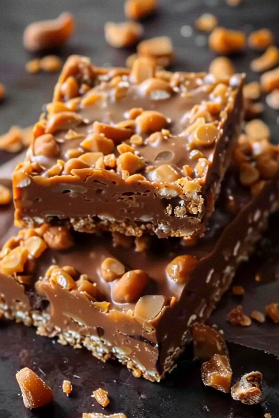 Butterfinger Caramel Crunch Bars