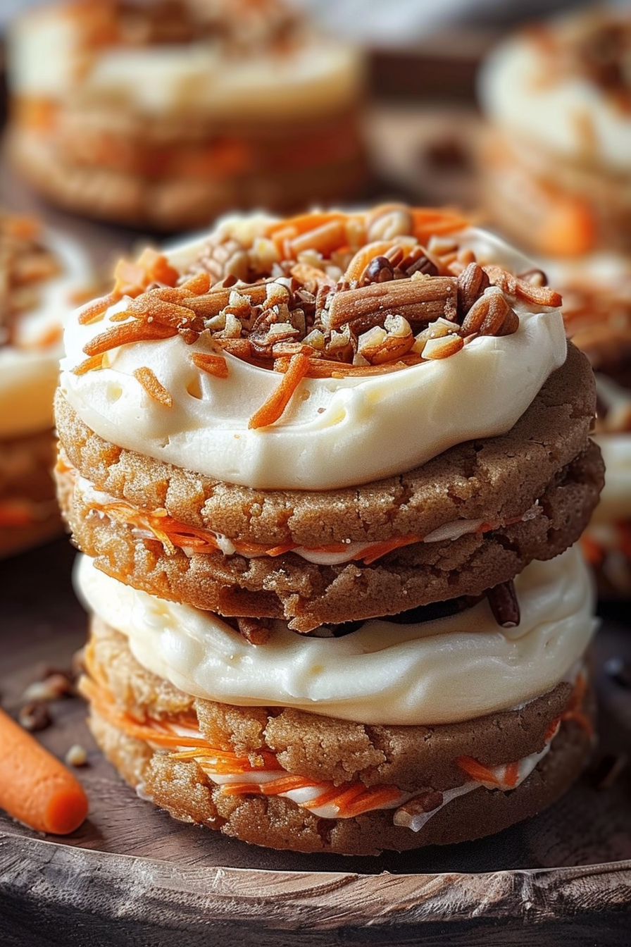 Irresistible Carrot Cake Cheesecake Cookie