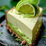 Refreshing Lime Mousse Cheesecake